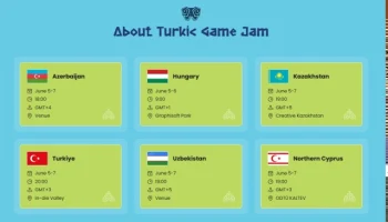 Turkic Game Jam 2026  с 05 по 07 июня в зависимости от страны